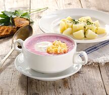 Холодный Литовский борщ