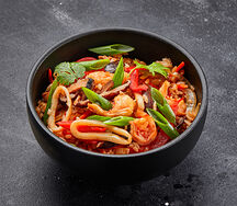 Рис с морепродуктами