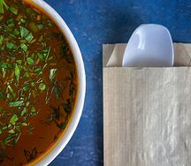 Мексиканский суп с фасолью