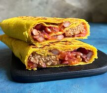 Врап с соевым мясом