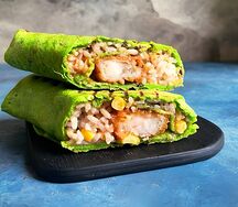 Врап с креветками