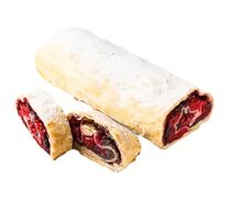 Штрудель с маком и вишней