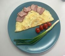 Омлет с беконом