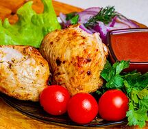 Шашлык из куриного филе