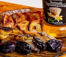 Шашлычок из фруктов c топпингом