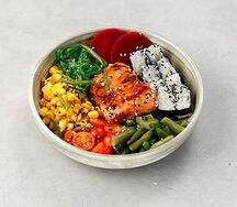 Боул с лососем