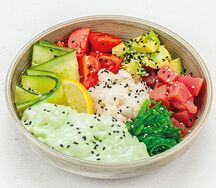 Поке с тунцом и мусcом из васаби