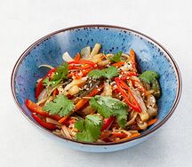 Vega Wok с овощами и грибами Шиитаке