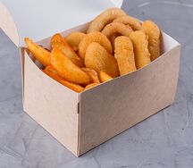 Снек-бокс с картофелем по-деревенски