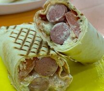 Хот-дог в лаваше