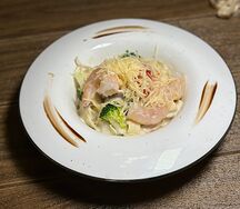 Паста Феттуччине с курицей