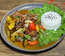 Мясо с овощами