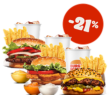 Комбо с Гранд Чиз, Воппером, Цезарь Кинг