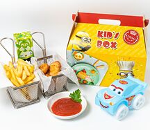 Детский бокс с наггетсом