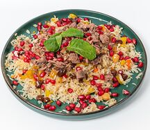 Плов с гранатом и мятой