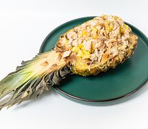 Плов с ананасом и курицей