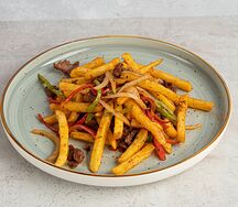 Фри с мясом