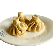 Жареные хинкали с курицей 