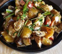 Жаркое с курицей