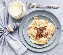 Вареники с картофелем и жареным луком