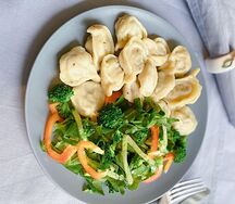 Пельмени со свининой и телятиной