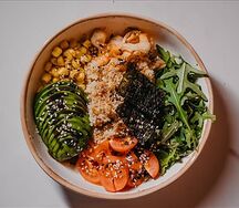 Боул с креветками