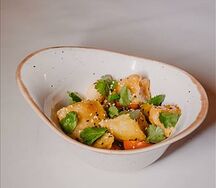 Салат с баклажаном