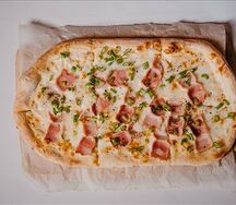 Мини пицца с беконом