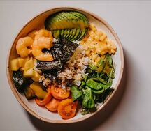 Поке с креветками