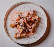 Клубничные вафли