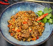 Wok Рис с утиной грудкой