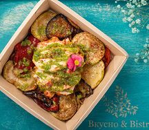 Рататуй с нежной куриной грудкой су-вид