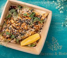 Треска в ореховом соусе