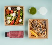 Сет на 1000 килокалорий с треской в ореховом соусе