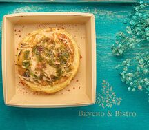 Жюльен в картофельной тарталетке