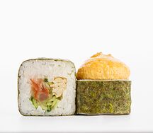 Запеченный с лососем