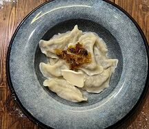 Вареники с картофелем и жареным луком