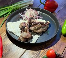 Баранина корейка на мангале