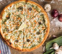 Пицца с морепродуктами