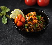 Жареный рис с морепродуктами