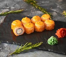 Запеченный ролл Сливочный краб