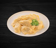 Вареники с картошкой, луком и грибами