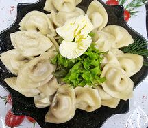 Пельмени домашние с говядиной и зеленью