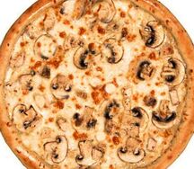 Пицца курица с грибами