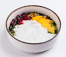 Рисовая каша с фруктами