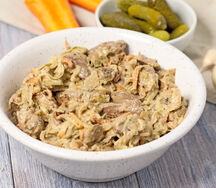 Тёплый салат Печёкура