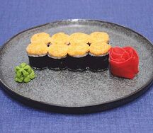 Запечённый мини-ролл с окунем