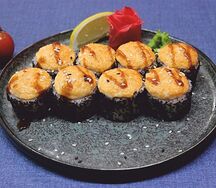 Запечённый ролл с угрём