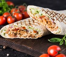 Шаурма Де Люкс со свининой