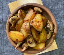 Картофель с грибами